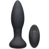 Doc Johnson A-play Rimmer Anal Vibe - Remote Controlled Experienced Plug - Black - 5.7 Inch