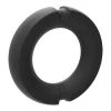 Kink - Silicone Covered Metnal Cock Ring - Black - 35mm