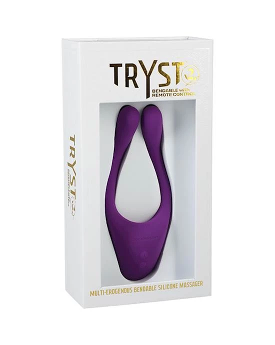 Doc Johnson Tryst V2 Remote Controlled Bendable Couples Vibrator 2 Doc Johnson Tryst V2 Remote Controlled Bendable Couples Vibrator - Image 2