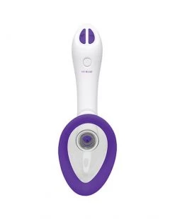 Doc Johnson Bloom-intimate Body Pump Vibrator - 4-in-1 Interchangeable Set - Purple -Hot Sale Doc Johnson Store 233226 1
