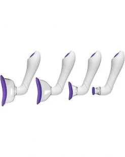 Doc Johnson Bloom-intimate Body Pump Vibrator - 4-in-1 Interchangeable Set - Purple -Hot Sale Doc Johnson Store 233226 3