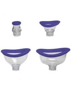 Doc Johnson Bloom-intimate Body Pump Vibrator - 4-in-1 Interchangeable Set - Purple -Hot Sale Doc Johnson Store 233226 4