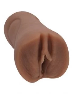 Doc Johnson Signature Strokers Ultraskyn Celebrity Girls Karle Redd Pocket Pussy - Brown