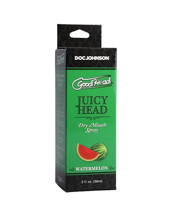 Doc Johnson Good Head Juicy Head Dry Mouth Spray - Watermelon - 2oz 2 Doc Johnson Good Head Juicy Head Dry Mouth Spray - Watermelon - 2oz - Image 2