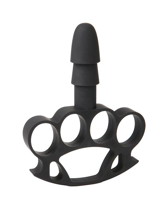 Doc Johnson Vac-u-lock Knuckle Punch Plug Adapter - Flesh - 5.9 Inch 1 Doc Johnson Vac-u-lock Knuckle Punch Plug Adapter - Flesh - 5.9 Inch