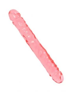 Doc Johnson Crystal Jellies 12 Inch Junior Double Ended Dildo - 12 Inch