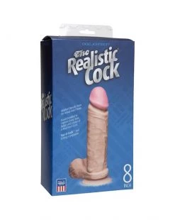 Doc Johnson Realistic Cock 8 Inch - 8 Inch