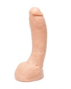 Doc Johnson Vac-u-lock Realistic Stryker Dildo - White - 9.4 Inch