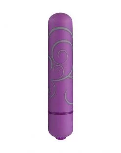 Doc Johnson Mood Powerful 7 Function Bullets - Purple - Small