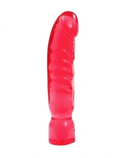 Doc Johnson Crystal Jellies 12 Inch Big Boy Dildo - Pink - 12 Inch