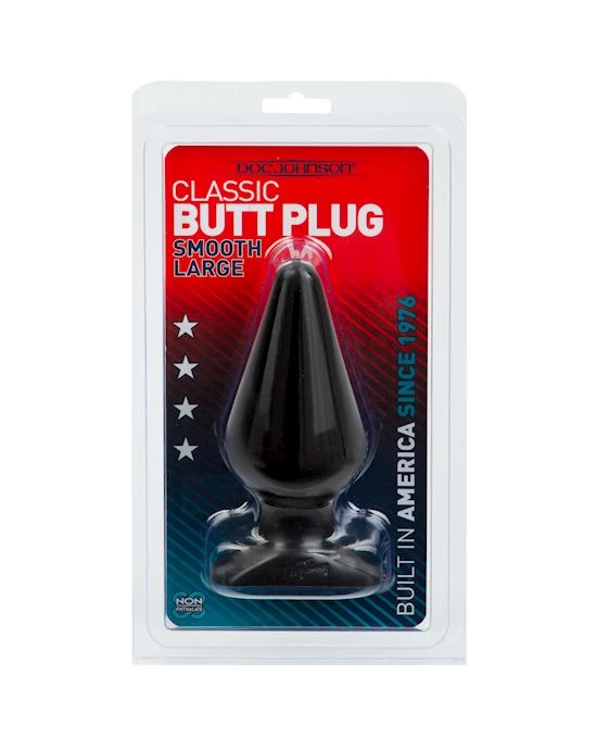 Doc Johnson Butt Plug - Black - Large 2 Doc Johnson Butt Plug - Black - Large - Image 2