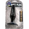 Doc Johnson Classic Butt Plug Smooth Medium - Black - Medium